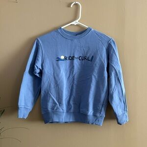 Uniqlo Blue Cotton Blend Sweatshirt